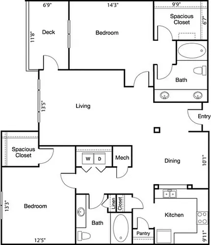 Floor plan Piedmont