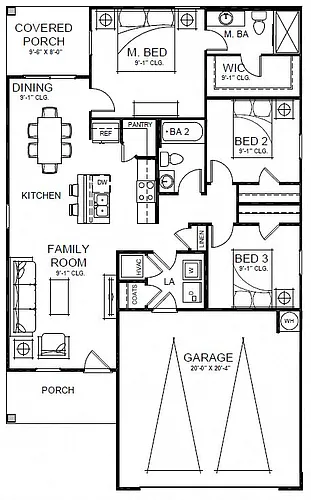 Floor plan Falcon