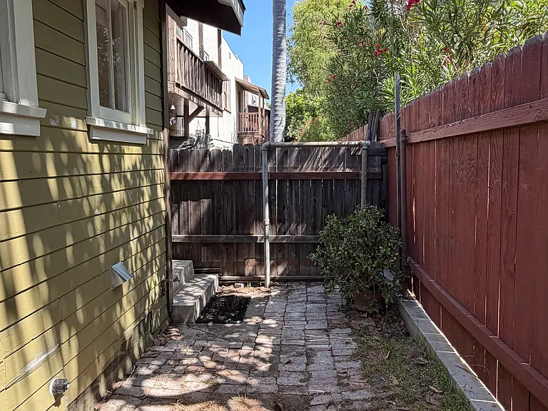 Private small back yard.