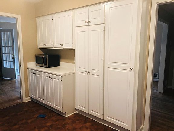 Kitchen with old floor