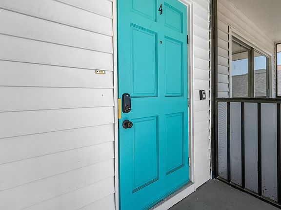 Unit 4 is upstairs. There are only four apartments in this boutique building.