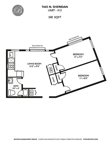 Floor plan 413