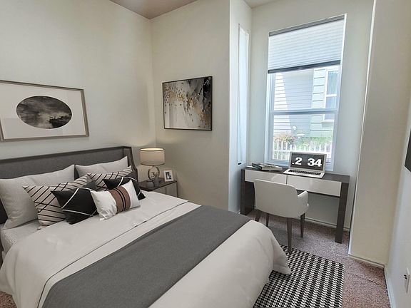 Virtually staged; First floor bedroom/ office