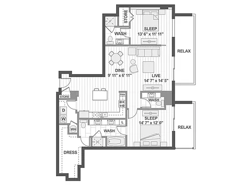 Floor plan B5