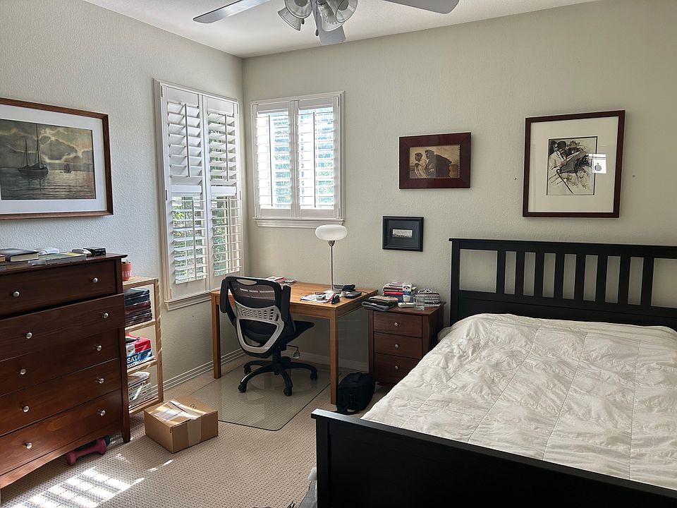 EXAMPLE of furnished bedroom (comes Unfurnished unless you want to buy bed/dresser from current tenant)