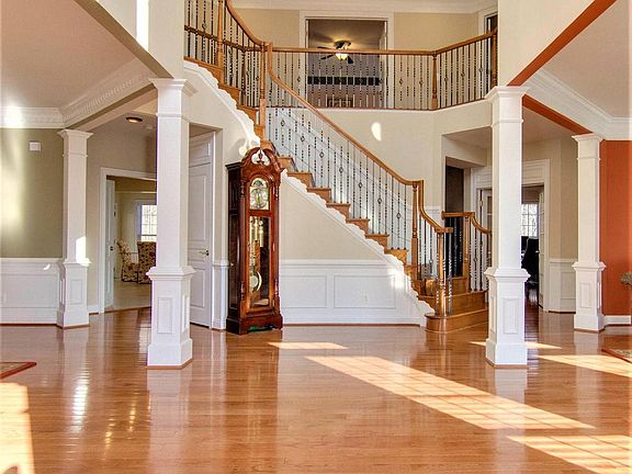 Grand 2-story foyer greets you
