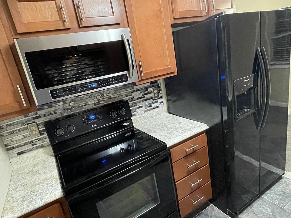 Kitchen has updated appliances
