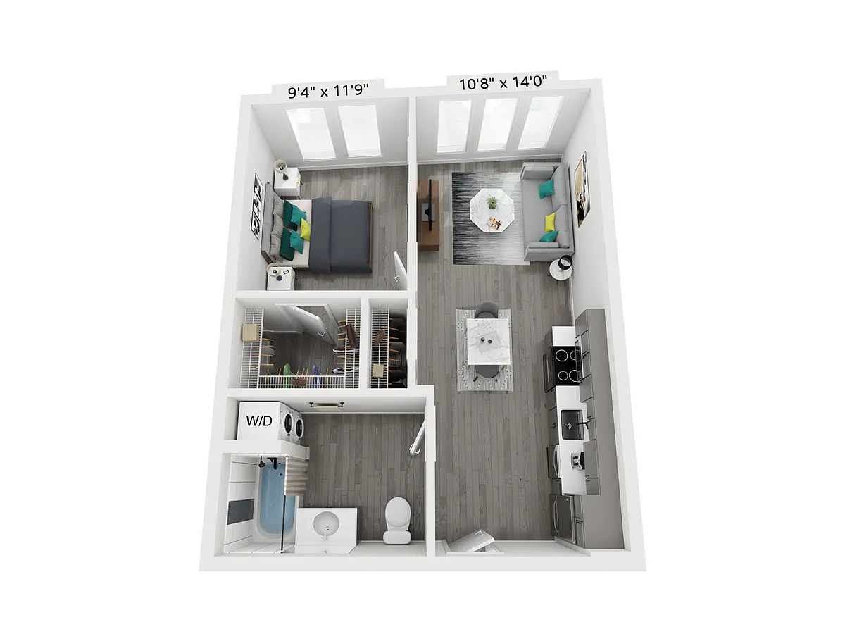 Floor plan J1B-1B