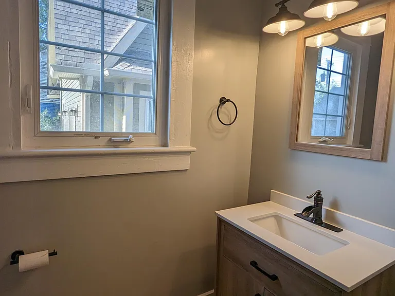 Powder room/ half bath on first floor