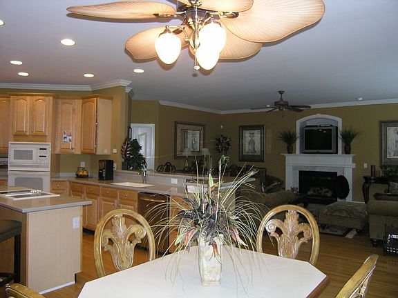Kitchen into Family Room