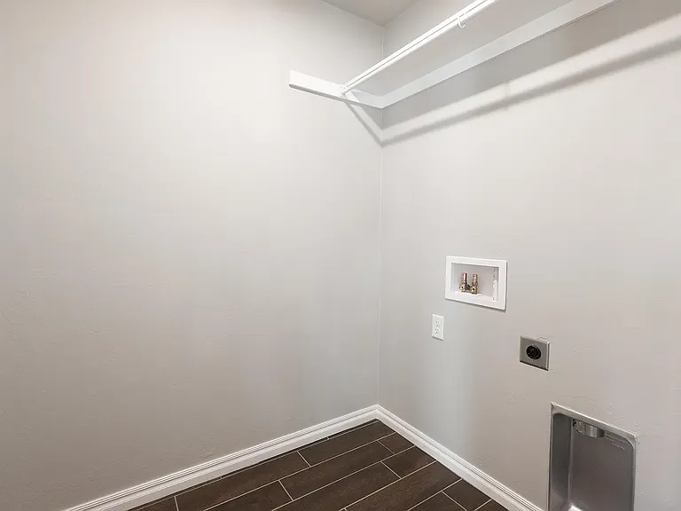 Laundry room off front hall