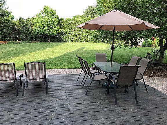 Walk-Out Deck and Patio