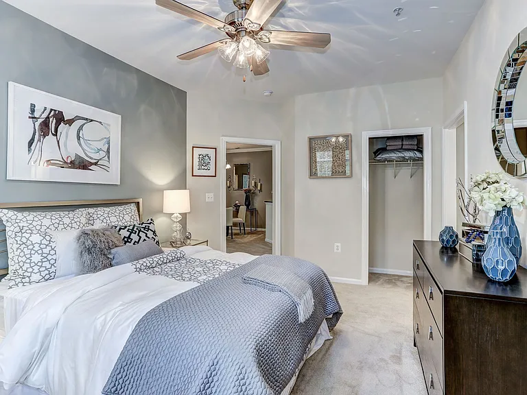 Spacious Bedrooms With Ceiling Fans