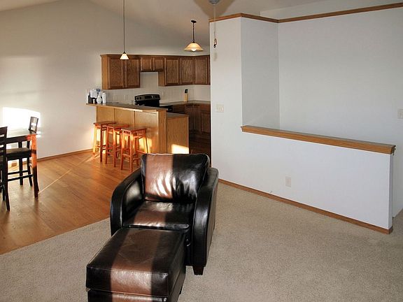Living Room is Open to Kitchen and Dining Area