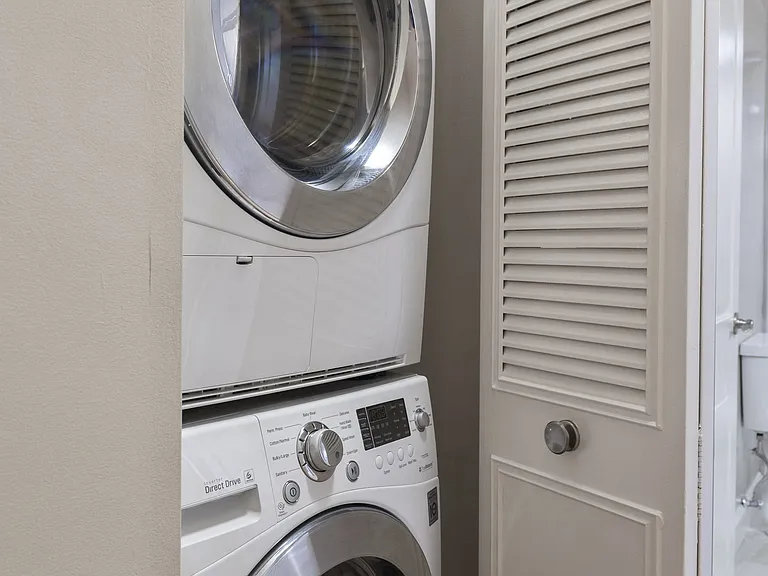 Washer and dryer in select homes