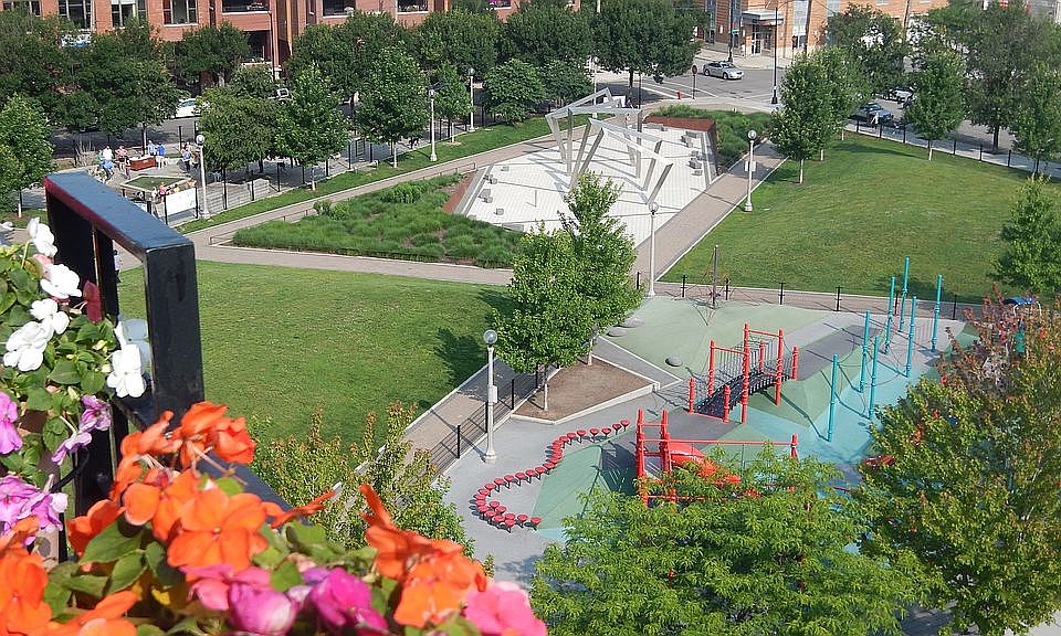 View from our balcony