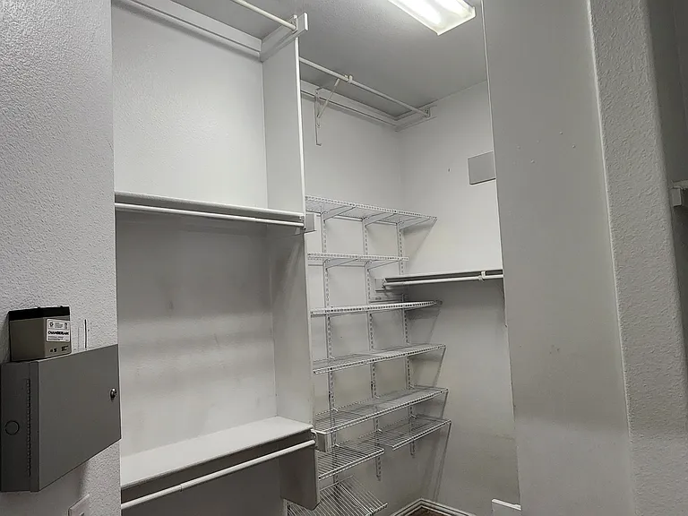 Closet Organizers in Primary Closet