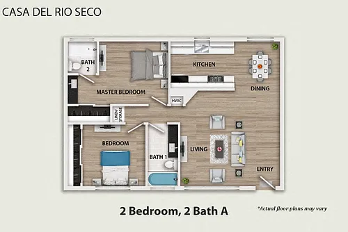 Floor plan 2 Bedroom