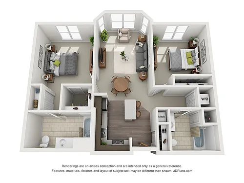 Floor plan Pierce