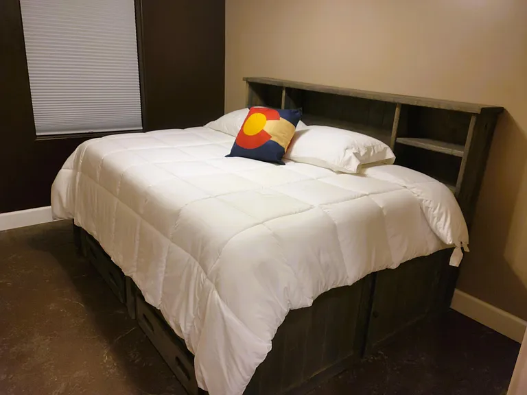 Two matching spare bedrooms, with dresser underneath just off of game room.