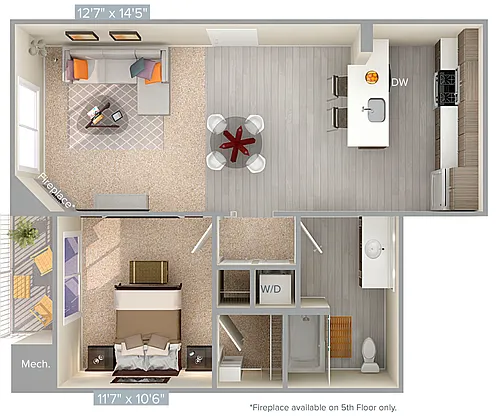 Floor plan A4-1-770sq
