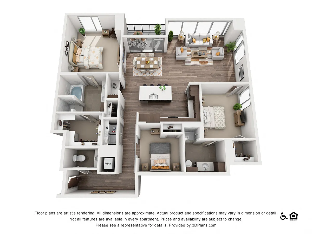 Floor plan 3A