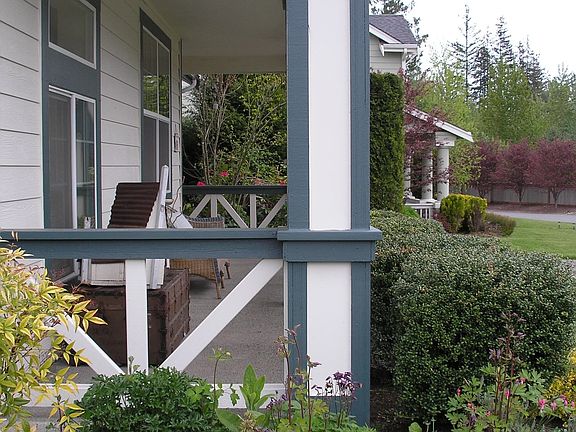 large covered porch