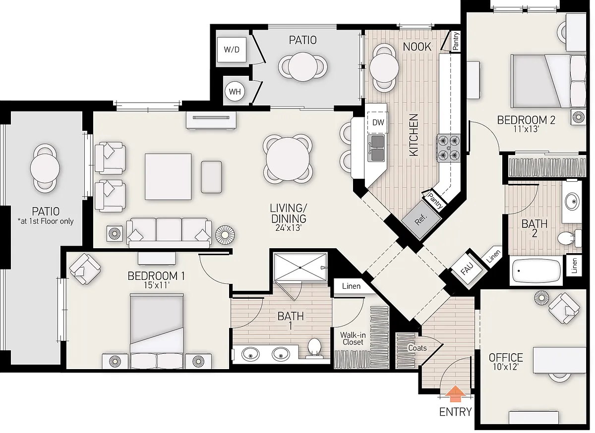 Floor plan Serena - Plan 44