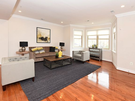 Living Room with Bay Window