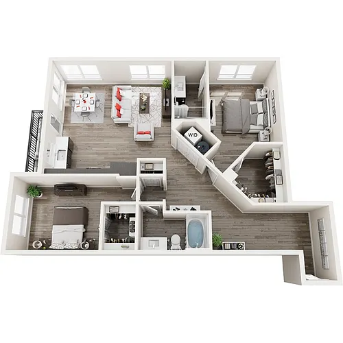 Floor plan B210
