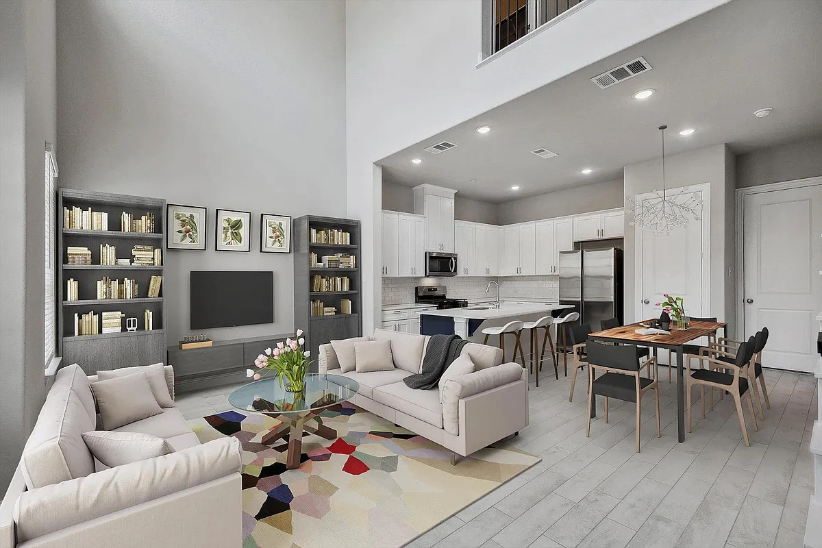 Living Room (virtually staged) - 4231 Shavano Dr