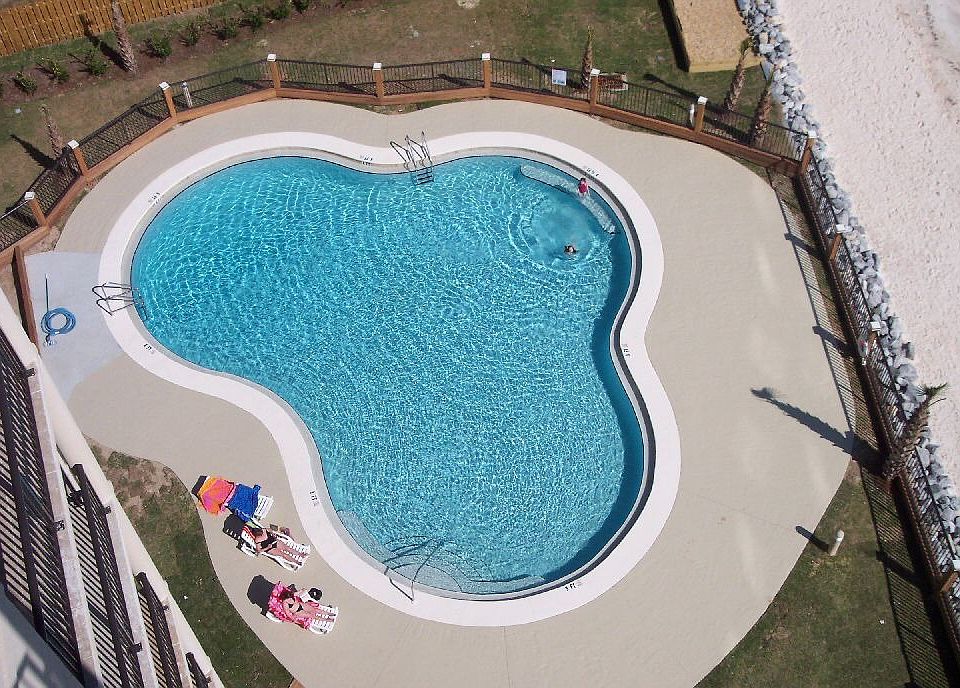 Beachside outdoor pool