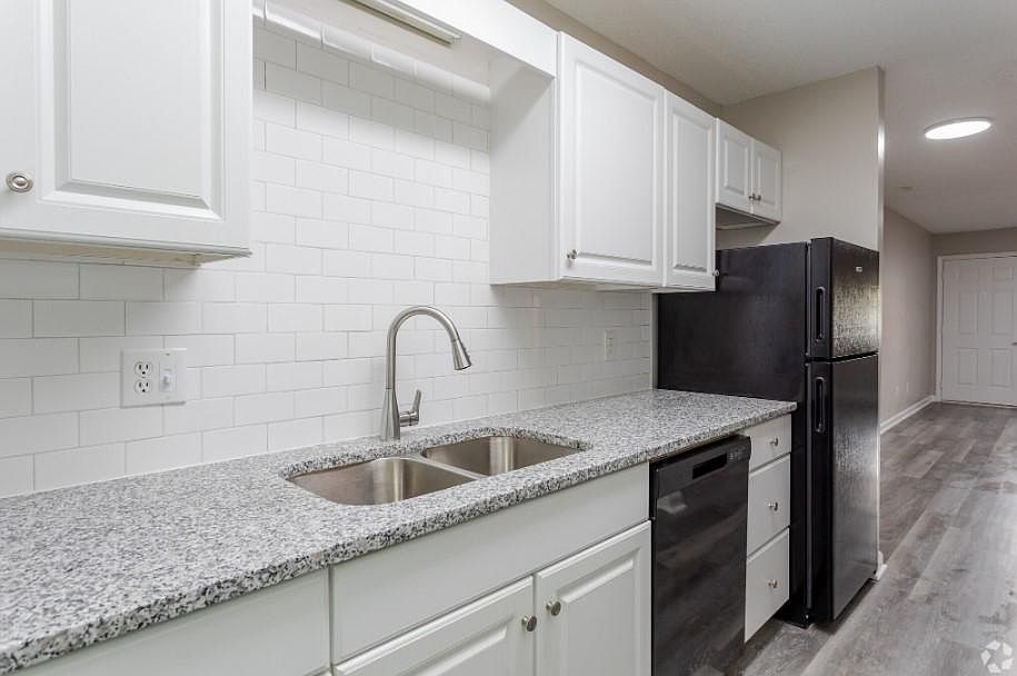 Renovated Kitchen at Bradford Park Apartments-Greenville, NC