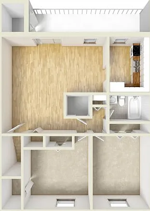 Two bedroom upstairs floor plan Two bedroom upstairs floor plan