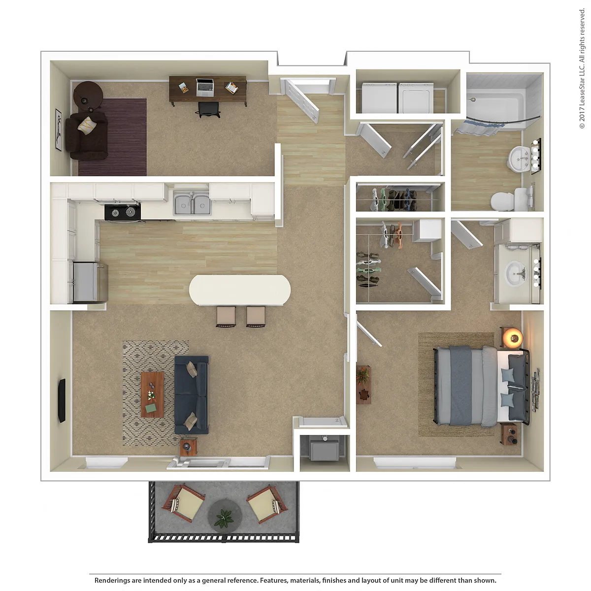 Floor plan Chord - B with Den