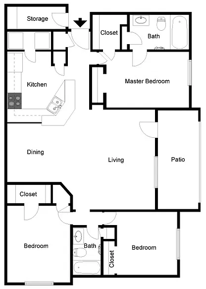 Floor plan E