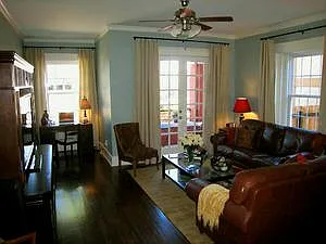 Living room, outdoor patio - 520 S Jefferson Ave #2