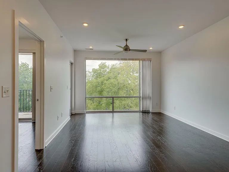Wide Plank Hardwoods throughout Living and Bedroom.