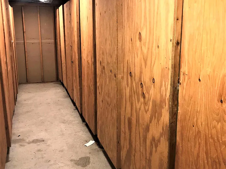 Additional storage locker included in rent.