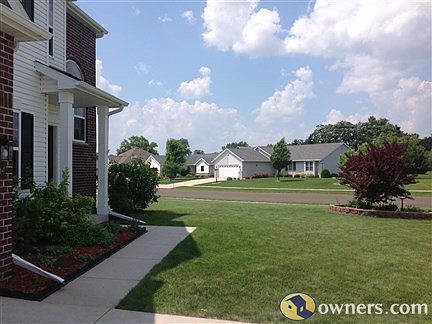 Looking north to the front garden