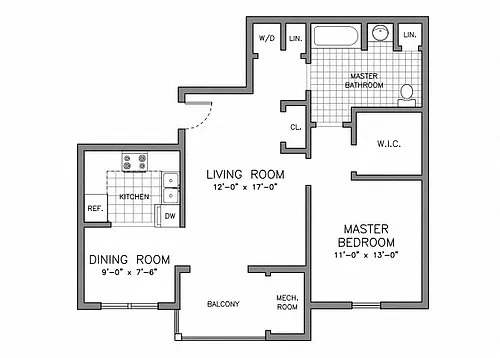 Floor plan The Point Type C