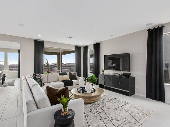 Popular open interior of the Tifton Walk home design creates seamless transitions from room to room