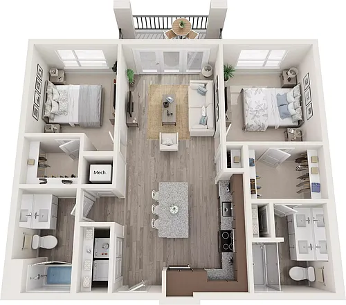 Floor plan Santorini