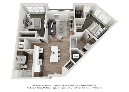 Floor plan B3