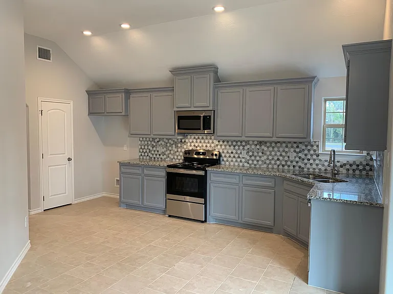 Kitchen, from living room