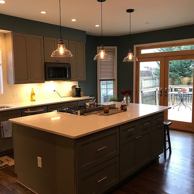 Kitchen Looking out to Deck