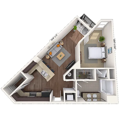 Floor plan Barcelona II
