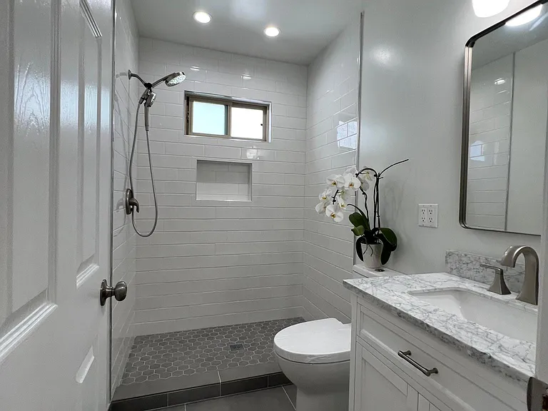 Entering the Bathroom.