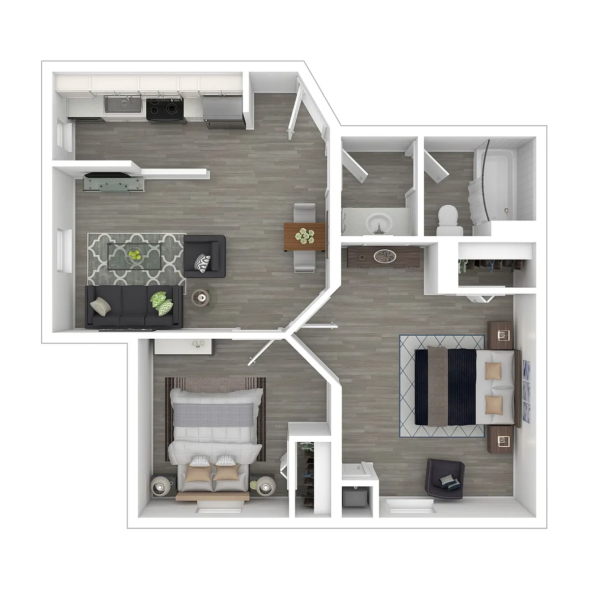 Floor plan B1 Upgrade