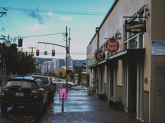 Kearns Neighborhood View of Downtown Portland